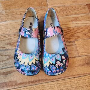 Alegria Women's Multicolor Floral Mules